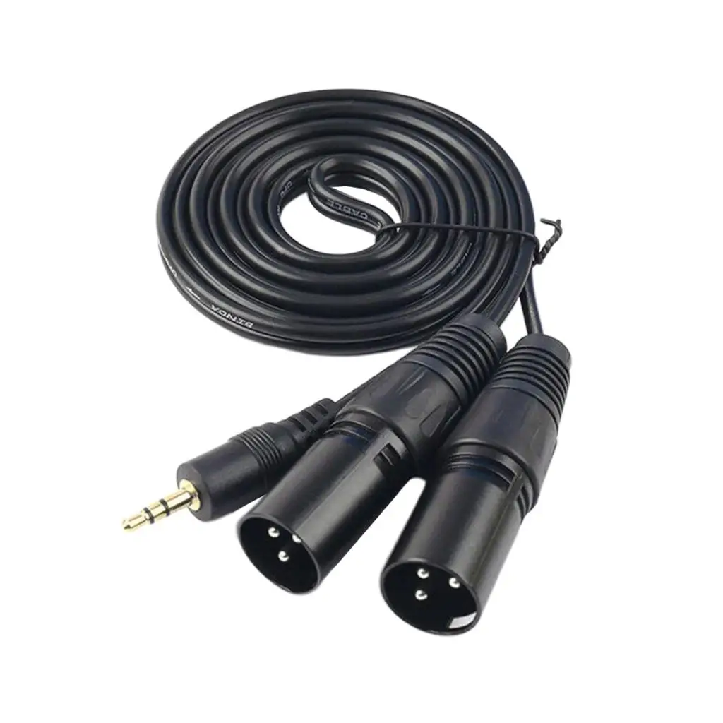 

Audio Cable Y Y Adapter Splitter Cable TRS to XLR3H 1.5m Black