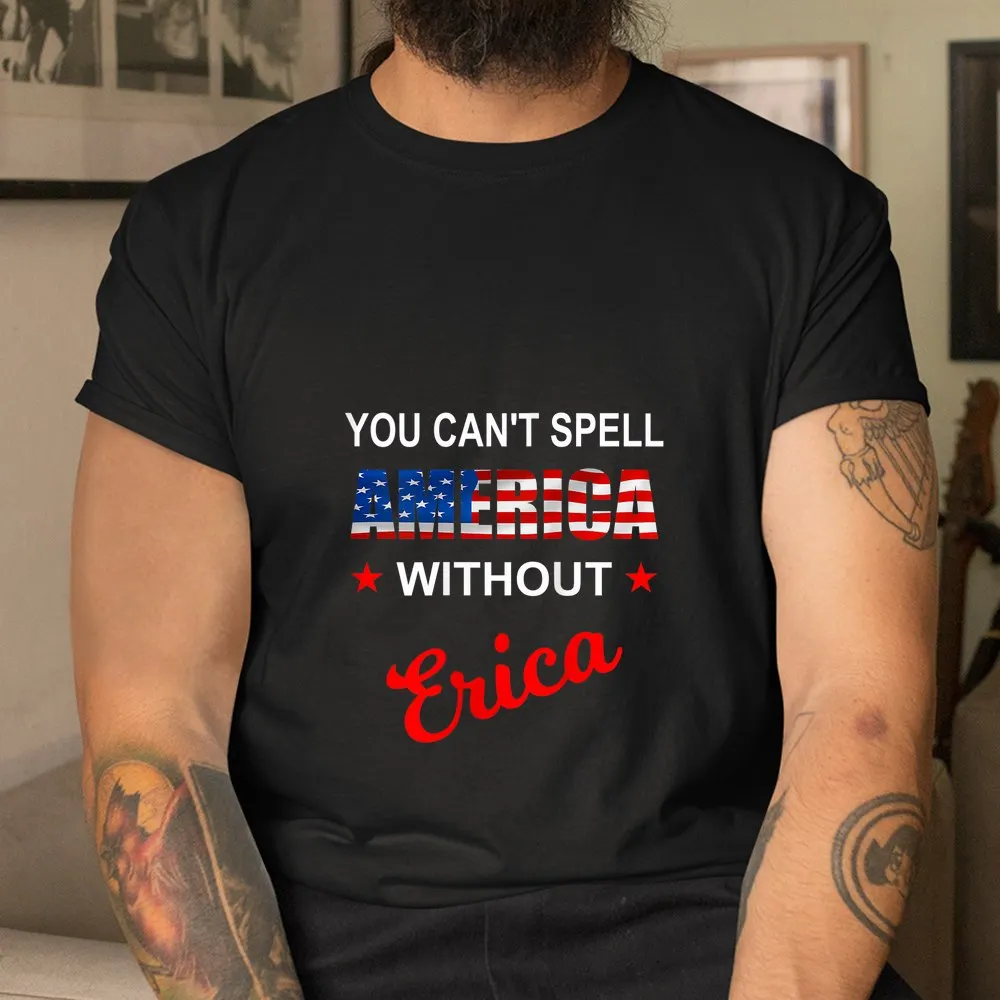 Haunt Reaper Men T Shirt You Can't Spell America Without Erica Shirt New T-Shirt New Cool Tee Shirt