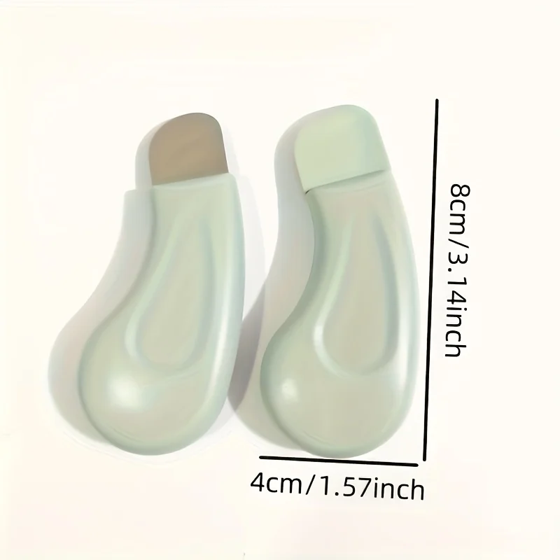 Strumenti adatti per la rimozione dei punti neri: detergente delicato per i pori del viso, adatto per punti neri, con superficie strutturata, verde chiaro