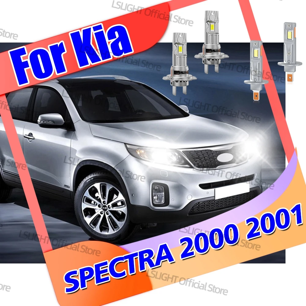 

2/4x светодиодные фары 3570 CSP 6000K дальнего ближнего света 12 В для Kia SPECTRA 2000 2001 CERATO 2004-2010 OPTIMA Rio 3 UB 2011-2023