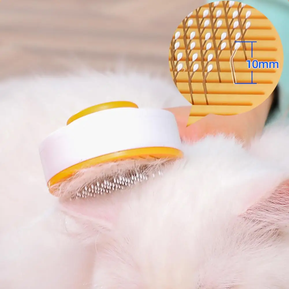 

Dog Grooming Brush Knot Untangling Pet Comb Efficient Pet Grooming Tools 2-in-1 Cat Brush Set Self-cleaning Slicker for Dogs