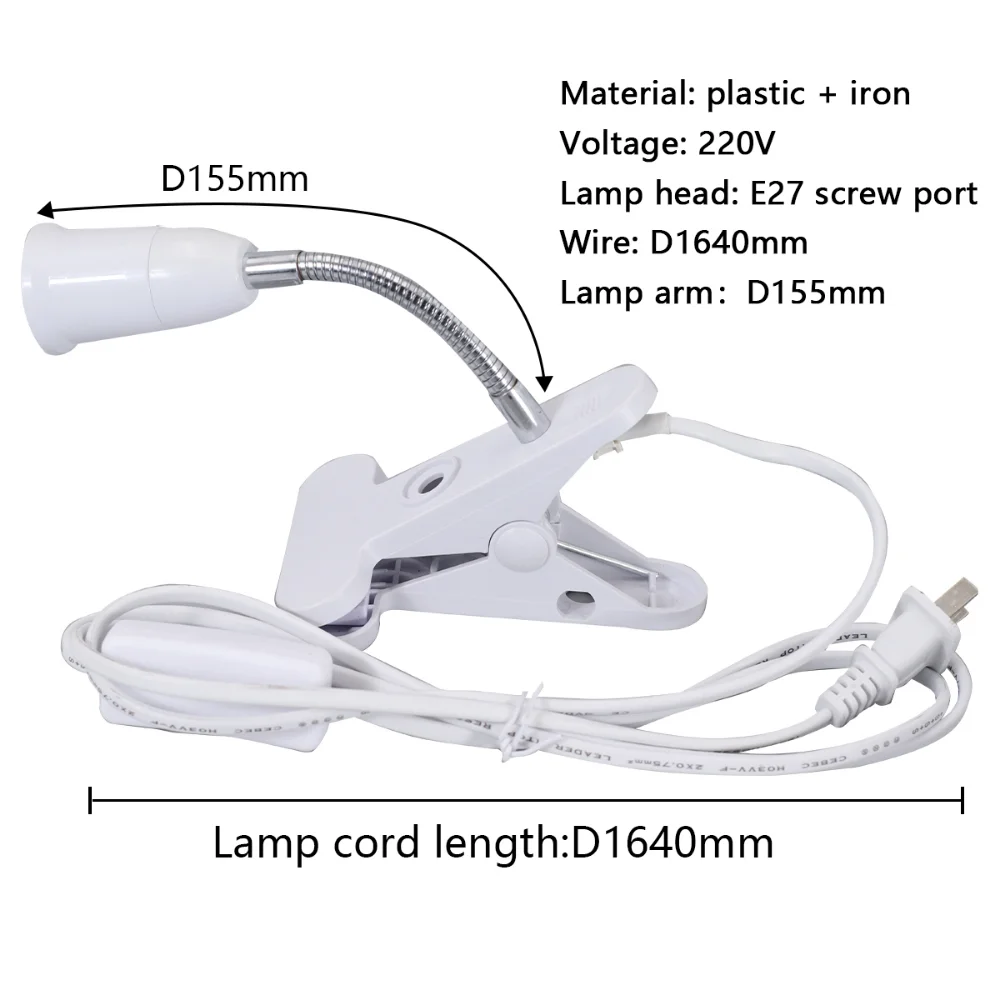 Rechargeable Book Light Mini LED Reading Light Warm Cool White Flexible Easy Clip Lamp Read Night Reading Lamp in Bed