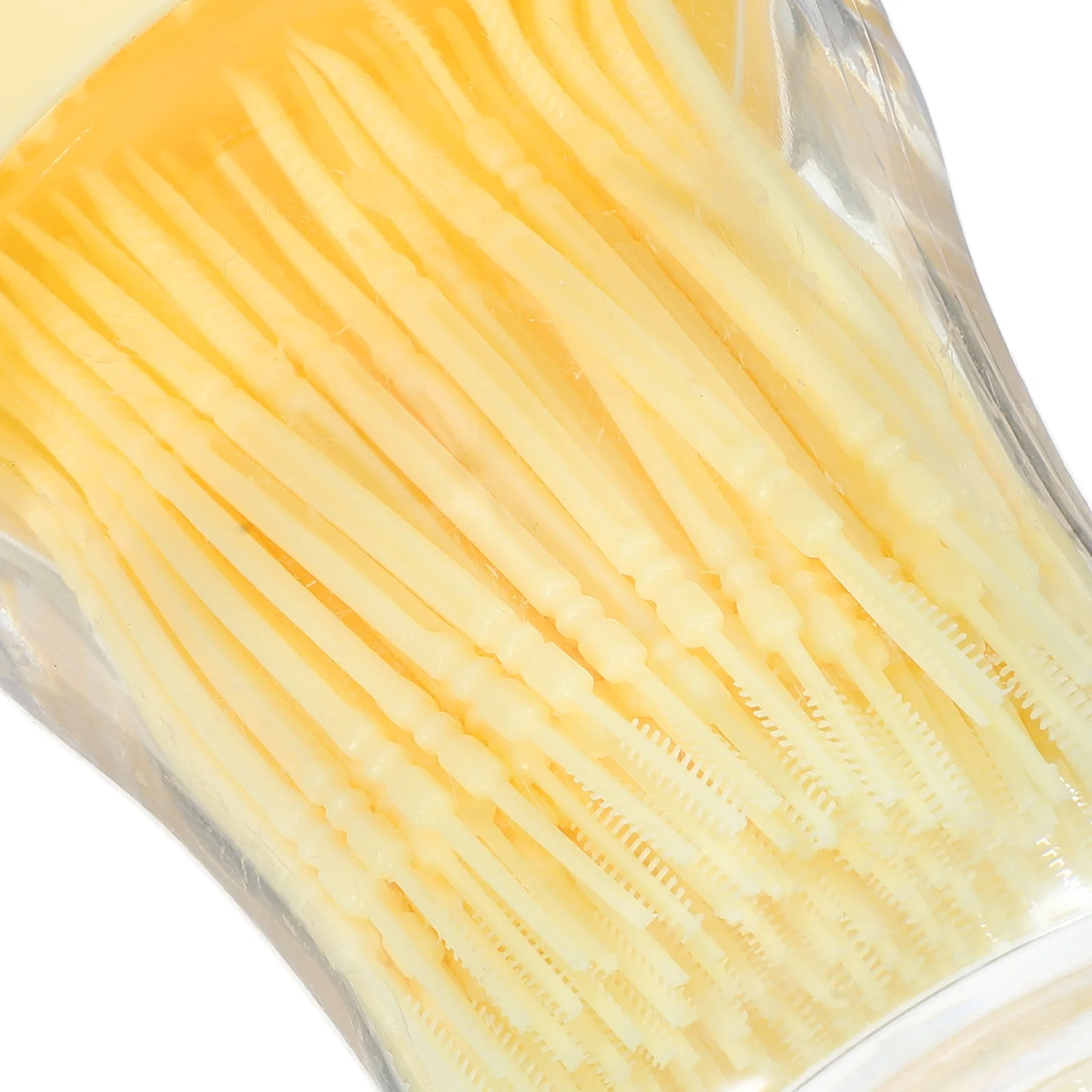 

200Pcs Interdental Brush Toothpick Cleaners for Oral Care Double Head Plaque Removal Lightweight Portable Floss Tool Light