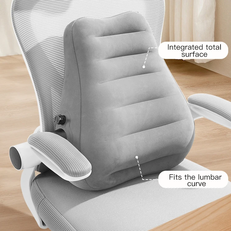 Pressure Pump Inflation Relief Lower Back Pad Waist Pad Pillow Camping Car Travel Office Headrest Fast Delivery