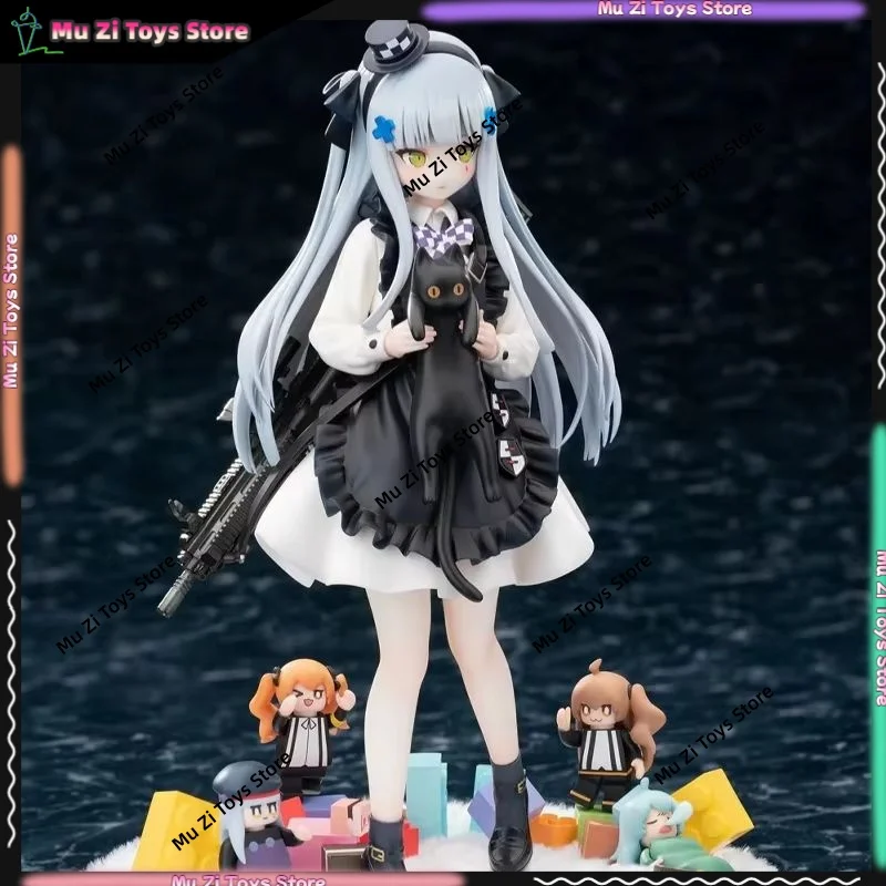 【Auf Lager】 Girls' Frontline Figur HK416 Black Cat's Gift Version Anime Sammlerstück PVC-Statue Niedliches Charakter-Display-Modell Geschenk
