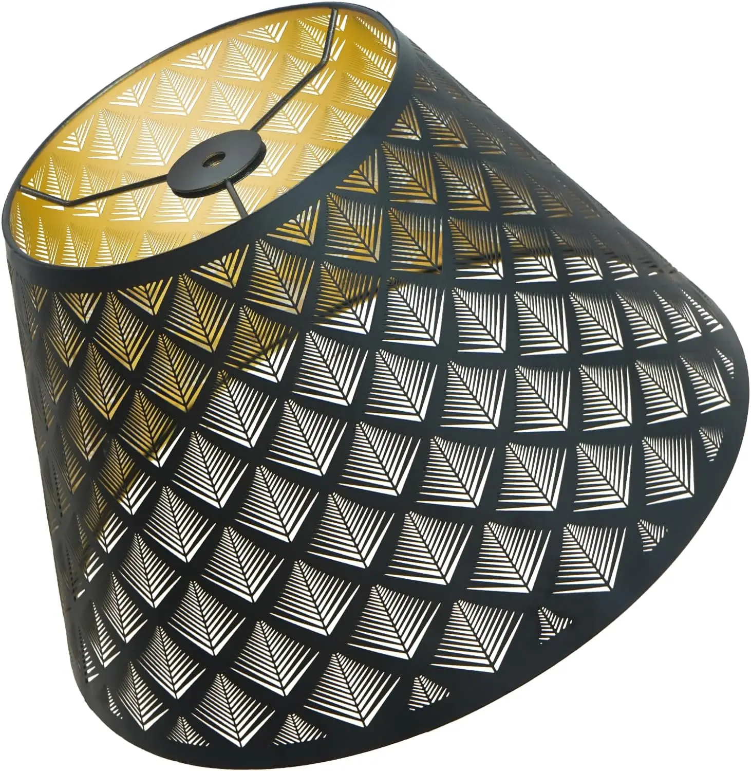 

Metal black replacement mini Lamp Shade, western lamp shades,clip on lampshade,Arrow Pattern Lampshade, 7" Top x 13" Bot