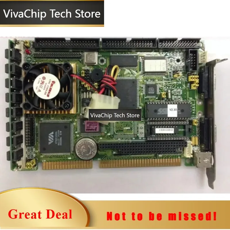 VivaChip TechPCA-6743VE Rev.A1 PCA-6743F Rev.A1 Half-Size CPU Card IPC Motherboard New Original MainboardWith CPU RAM