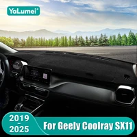 Para Geely Coolray SX11 2019 2020 2021 2022 2023 2024 2025 alfombrilla para salpicadero de coche parasol instrumento escritorio cubierta antideslizante Accesorios