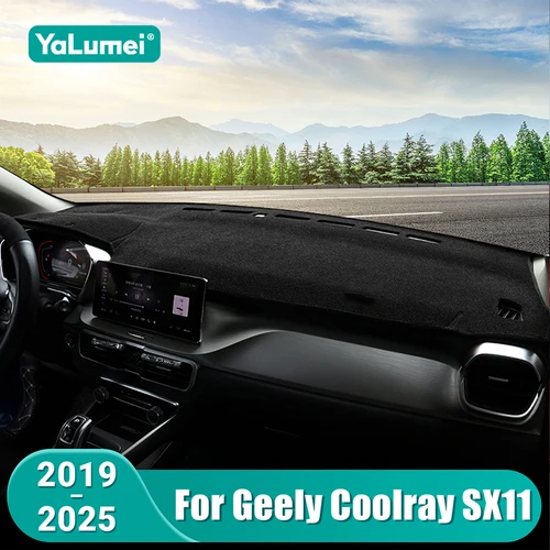 Para Geely Coolray SX11 2019 2020 2021 2022 2023 2024 2025 alfombrilla para salpicadero de coche parasol instrumento escritorio cubierta antideslizante Accesorios