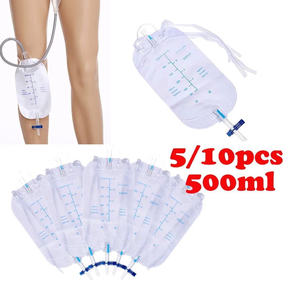 

5/10Pcs Catheter Urine Bags For Men Urine Urine for Men Type Pvc Patient Postoperation Drainage Baby