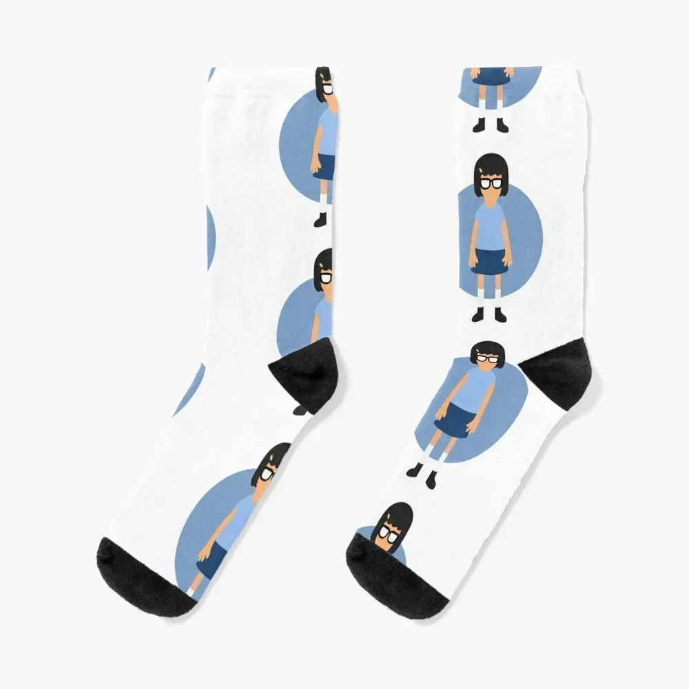 

Tina belcher Socks floral happy gym soccer anti-slip Woman Socks Men's Crossfit hip hop shoes Man Socks Women's