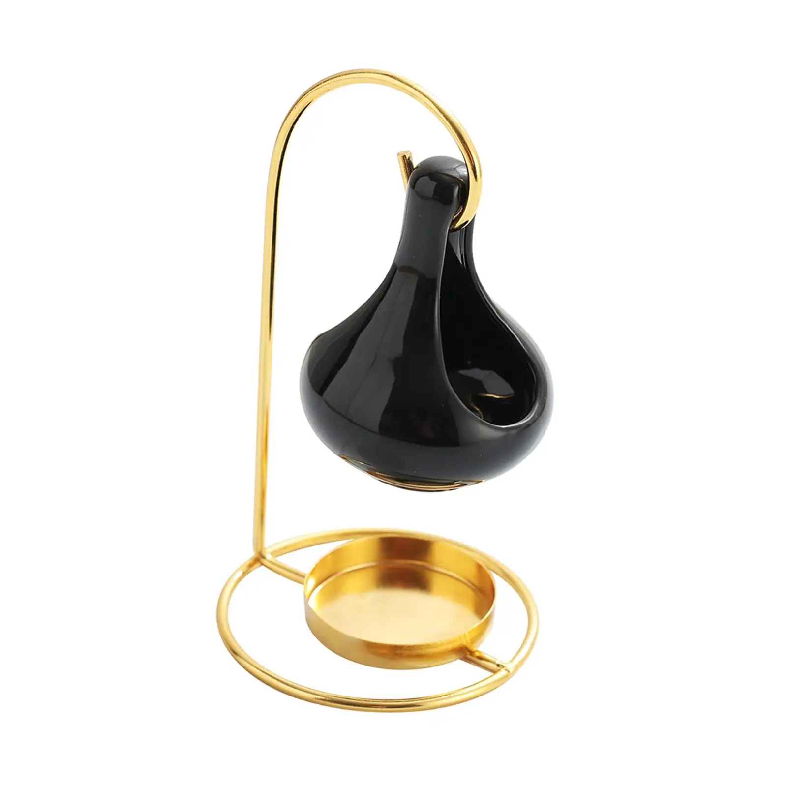 17cm Wax Melt Burner Essential Oil Diffuser Home Decor for Living Room Multifunctional Iron Stand Tealight Candle Holder
