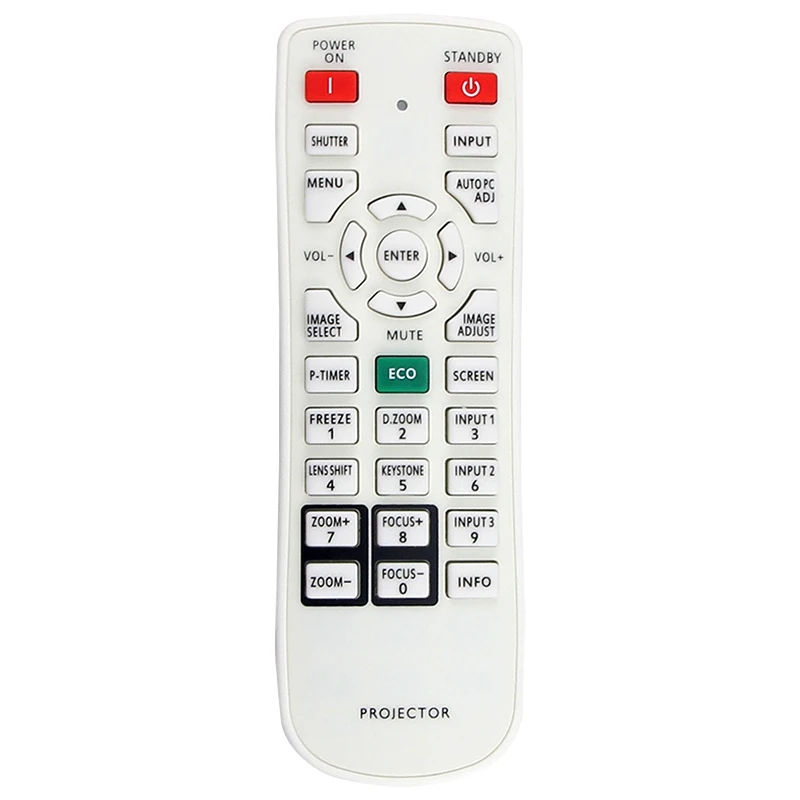 Mando a distancia Compatible N2QAYA000039 para proyectores Panasonic PT-EX500U PT-EX600U PT-EW530U PT-EW630U PT-EZ570U PT-EX600UL
