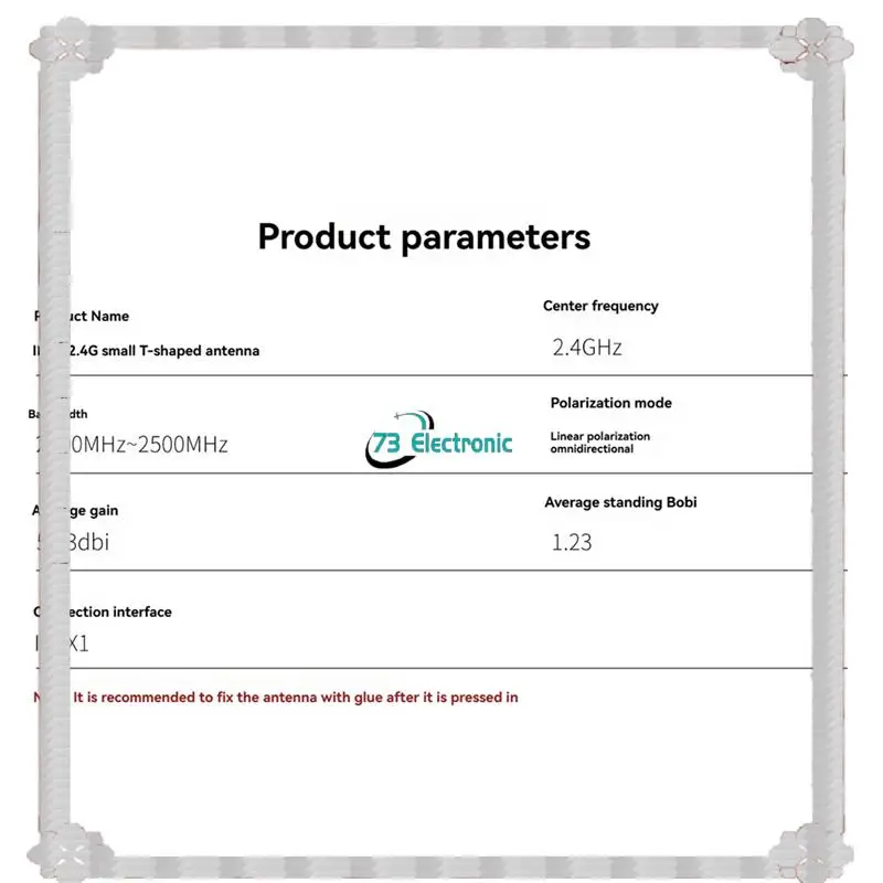 24-Hour Delivery 5PCS 2.4G IPEX1 T-Type Antenna 5.23 Dbi Gain ELRS Receiver Replacement Antenna For RC FPV Drone DIY Parts