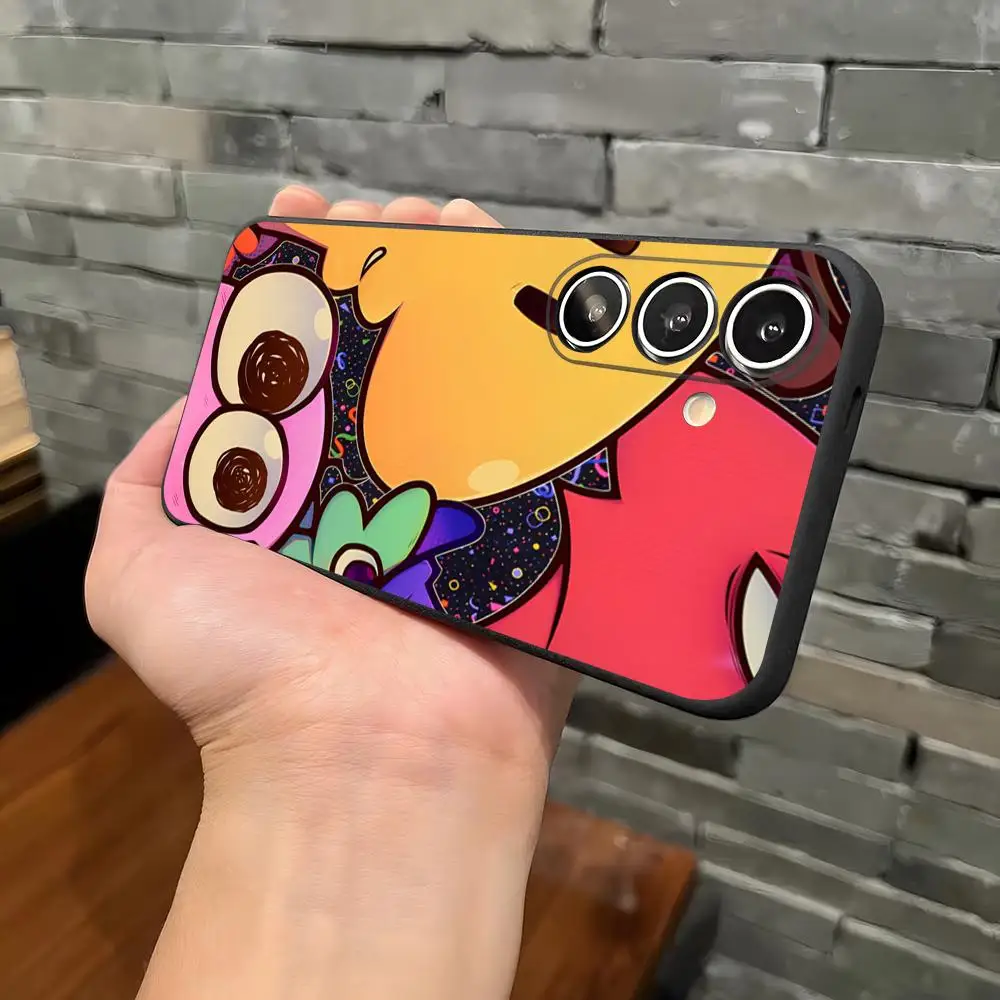 Cartoon S-Smiling Friends Phone Case For Samsung A27 A37 A33 5G A54 A36 A35 A56 A52 A17 Shockproof Soft Cover