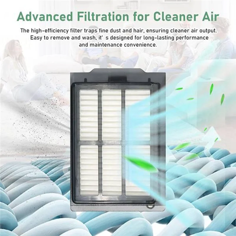 

ABBZ-Spare Parts Brush HEPA Filter Mop Cloth Dust Bag For Irobot Roomba Plus 505 Combo/405 Combo Robot Vacuum Cleaner