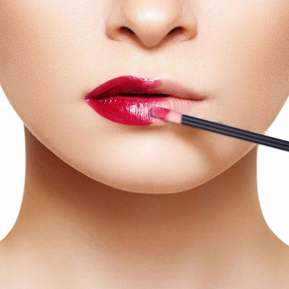 Groothandel 50/300 Stuks Wegwerp Lip Borstels Wimper Borstel Lipgloss Applicators Voor Lippenstift Wands Make-Up Beauty Tool