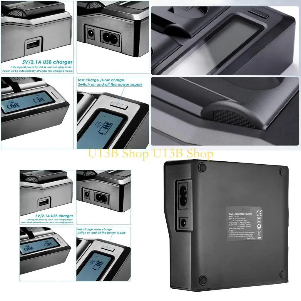 U13BポータブルLP-E19 EUプラグEOSR3のデュアルバッテリー充電器1DX Markii1Dx2 1DX3