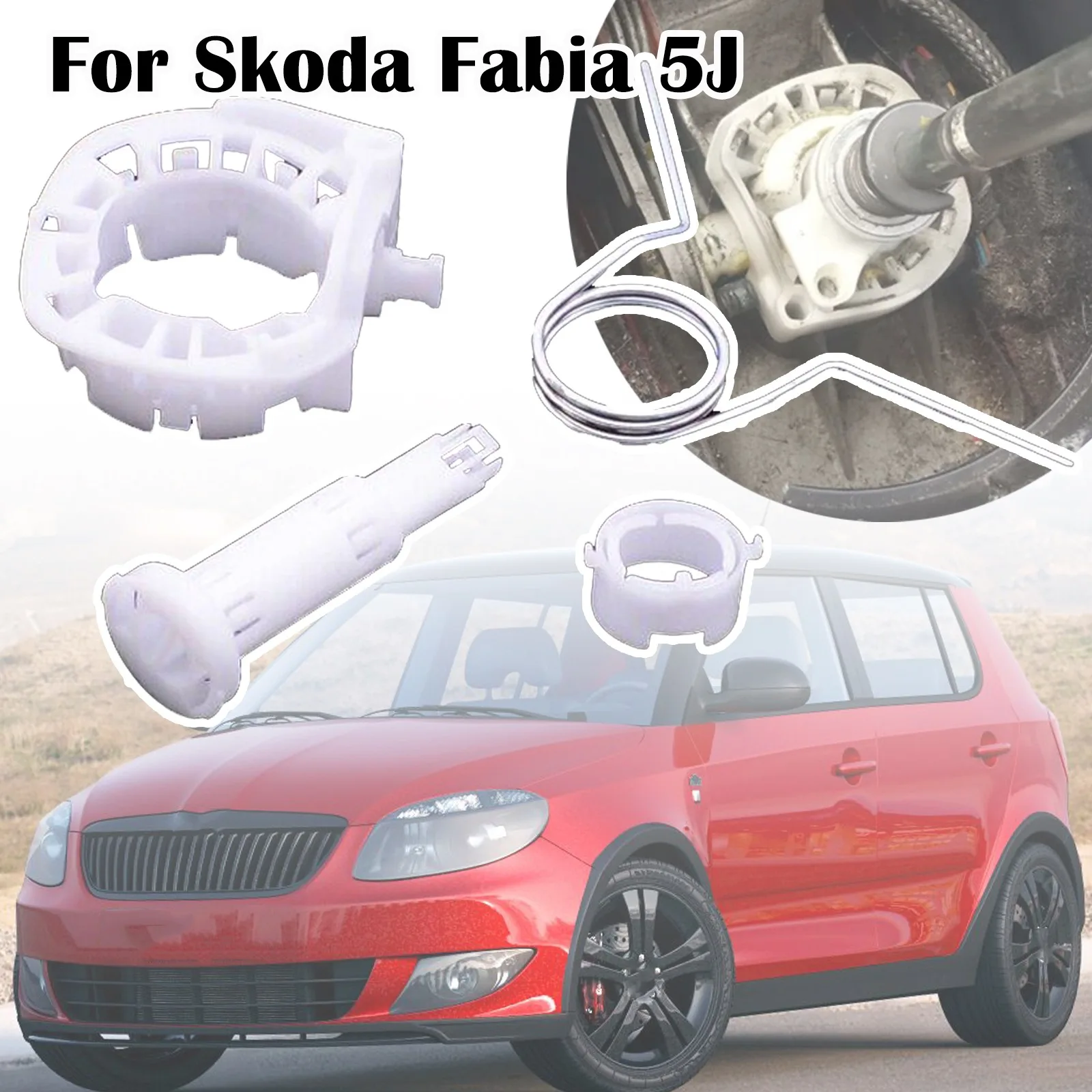 For Skoda Fabia 5J 6Y Gear Shift Lever Selector GearBox Socket Bush Shell Spring Bearing Repair kit 1999 - 2011 2012 2013 2014