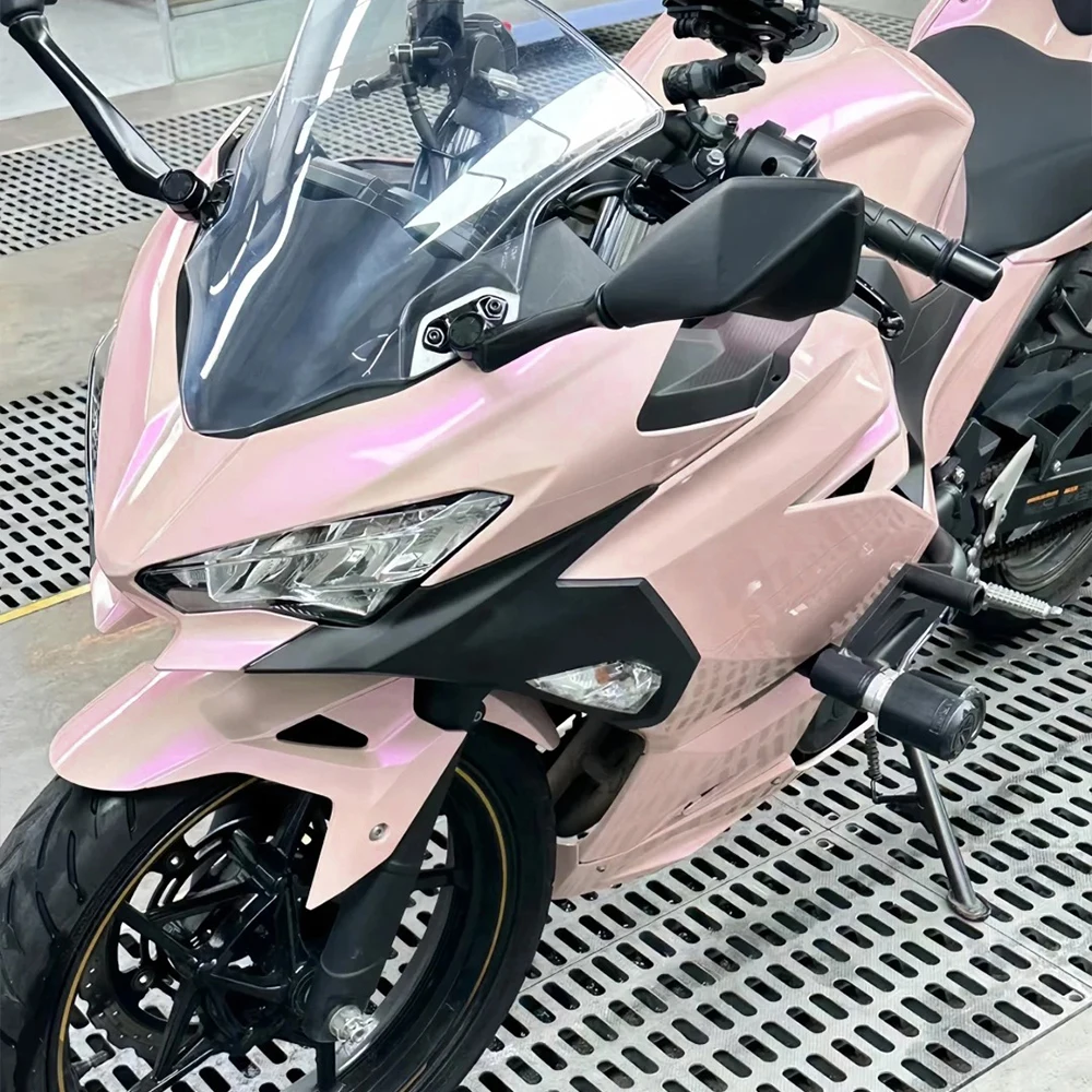 

Car Sticker Dreamy Pearl Sakura Wrap Vinyl Film Color Change PET Bubble Free Film Wrapping Decals Car Sticker Interior Exterior