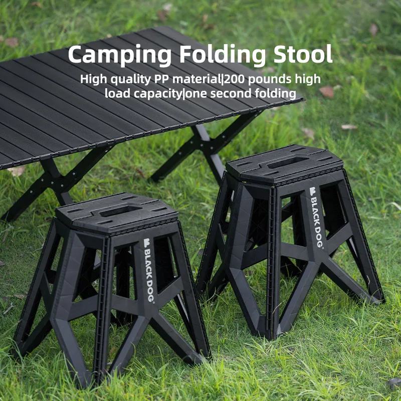 Blackdog Outdoor High Quality Pp Material Folding Chair Fishing Chair Queuing Portable Beach Chair Camping Small Horse Stools