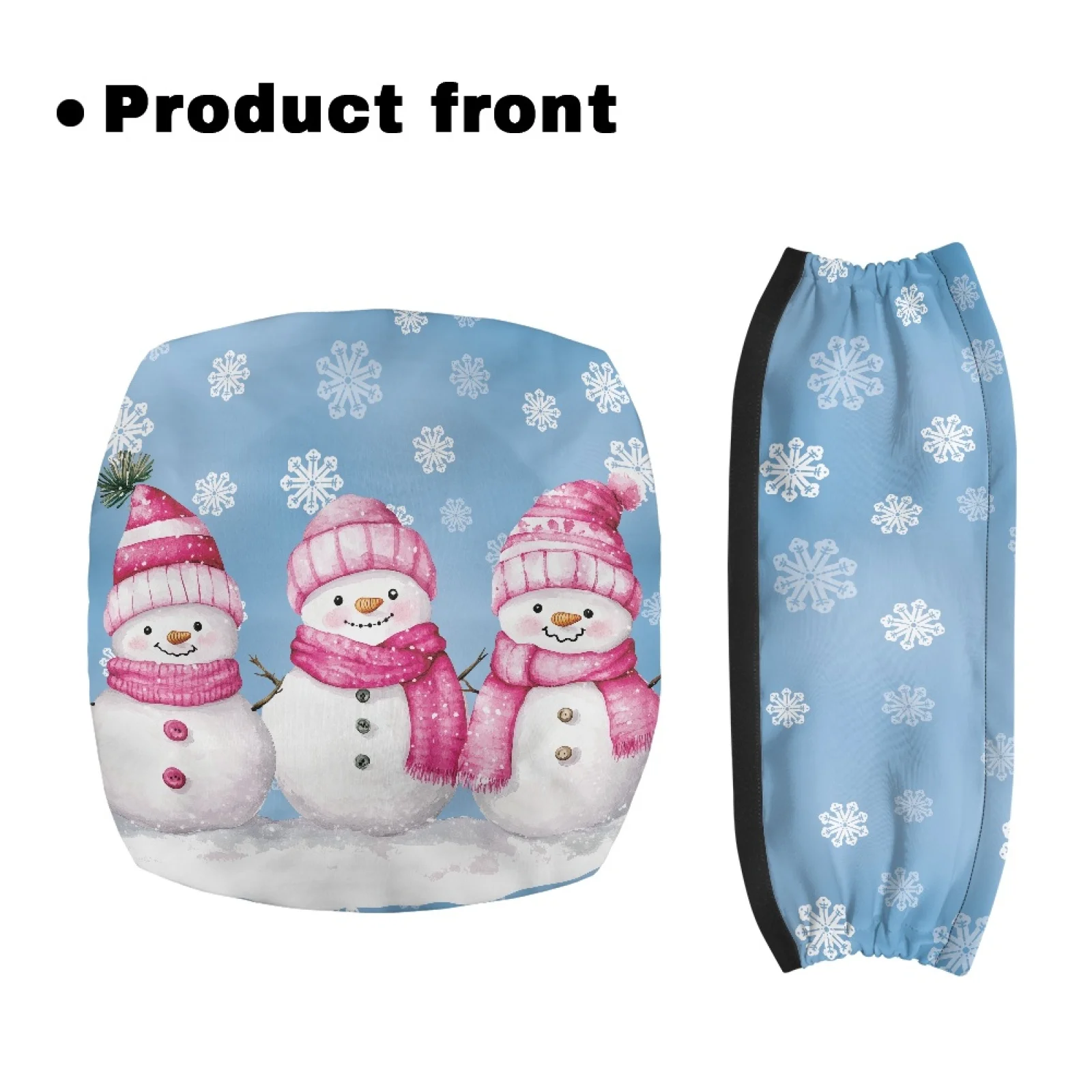 Coloranimal Quick Installation Removable Set of 2 Rollator Accessories for Seniors for Indoor Snowmen