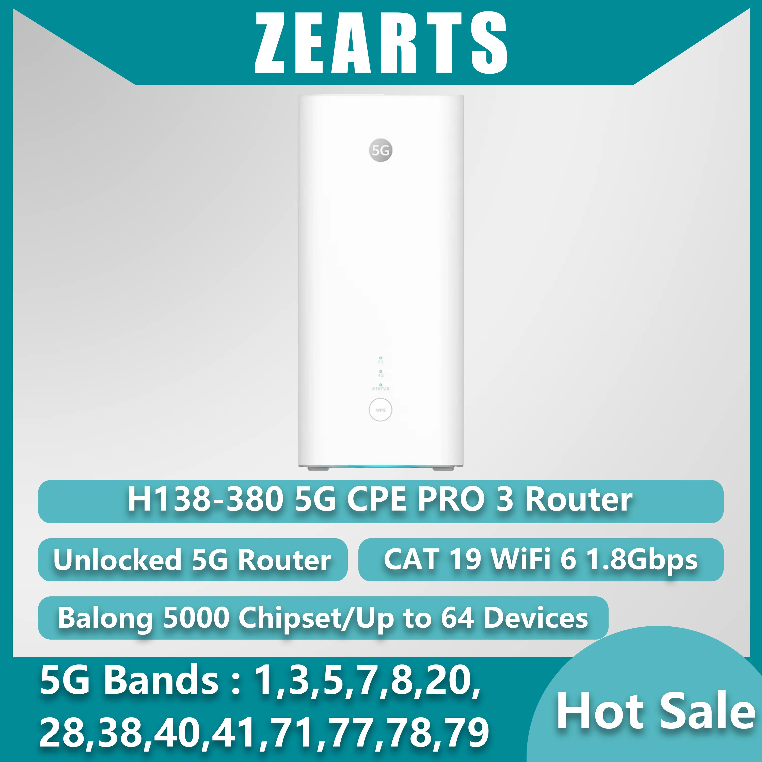 مُقيّم شامل لجهاز Smartone H138-380 5G CPE PRO 3: الأفضل في فئة الأجهزة الذكية للاتصال بالإنترنت