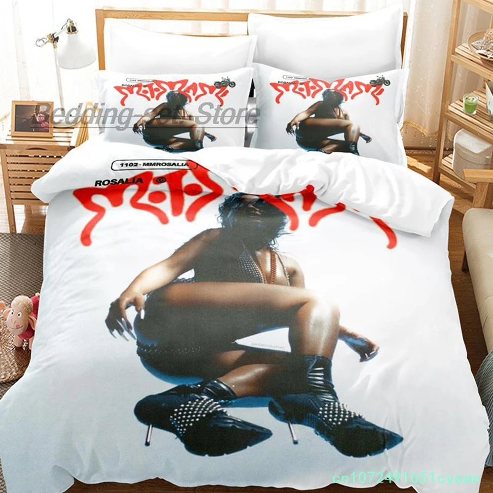 Rosalia Album Motomami Bedding Set Single Twin Full Queen King Size Bed Set Aldult Kid Bedroom Duvetcover Sets 3D Print 030