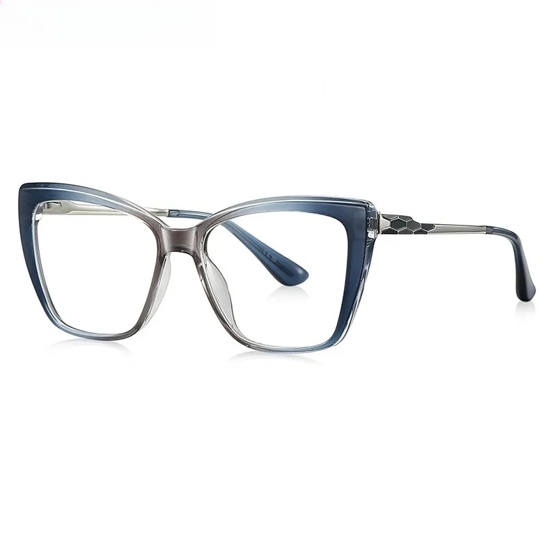 

KUXA новая большая оправа и уникальный дизайн с защитой от синего света и бабочкой, модные фотохромные очки, настраиваемые по рецепту