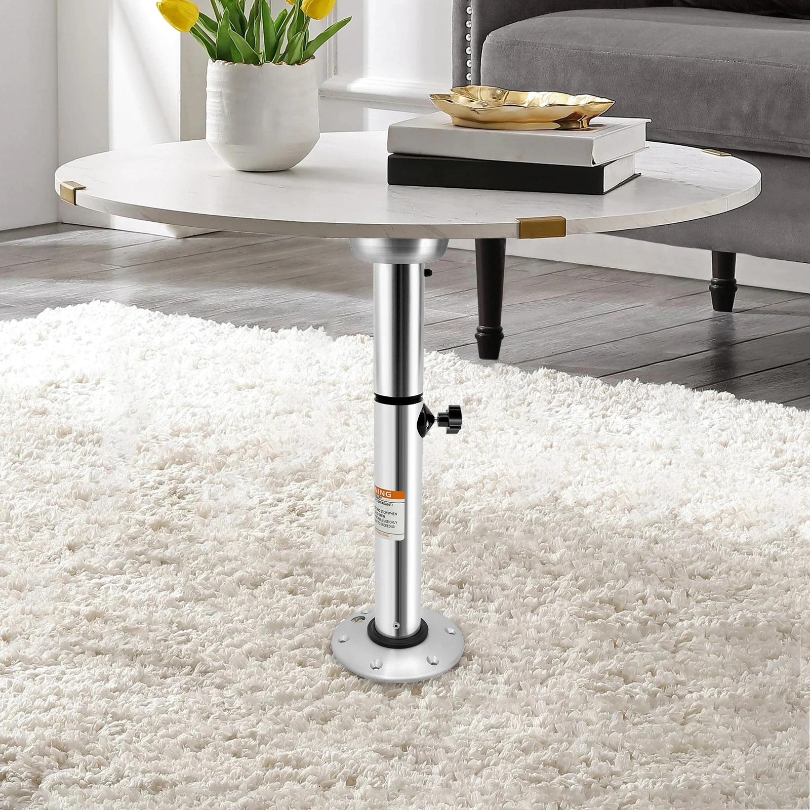Adjustable Table leg RV Table Base Stand Motorhome Aluminum Table Stand 56-72cm