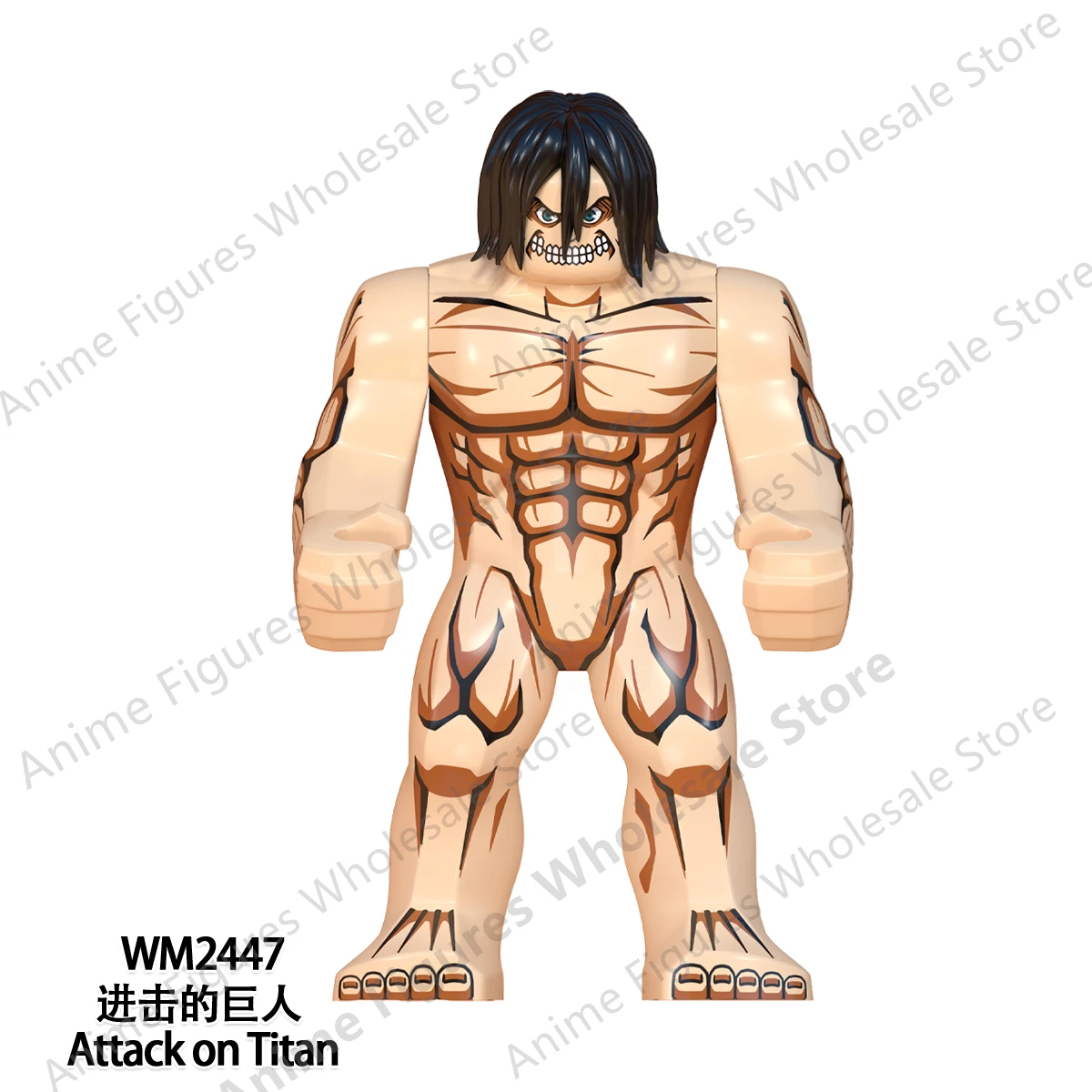 WM6148 Aanval Op Titan Levi Ackerman Eren Mikasa Giant Annie Japanse Anime Bricks Mini Actie Toy Figures Bouwstenen Geschenken