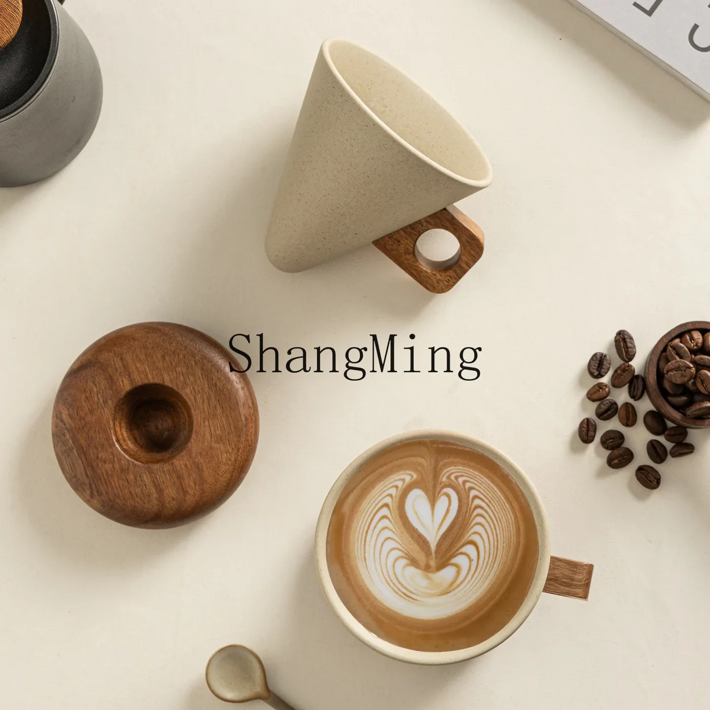 

CL high-value retro ceramic coffee cup high-end exquisite household coffee women's personal cup cup saucer set