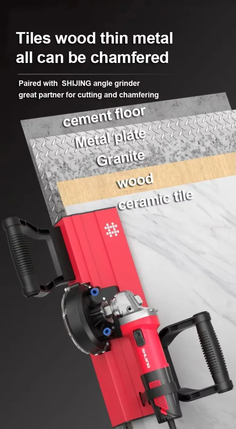 ماكينة شطب بلاط طاحونة زاوية 9606، محمولة 45 درجة شطبة الشطب قطعة أثرية محمولة نجار بلاط