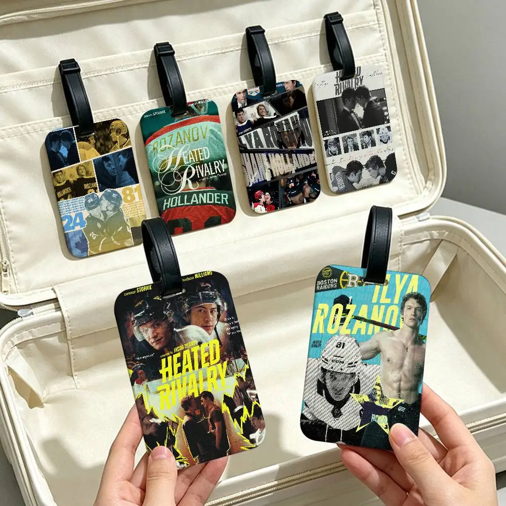 P-Popular-TV-H-Heated-Rivalry Anti lost Travel Luggage Tag PVC ID Information Card Holder Baggage Name Label For Outdoor Trip