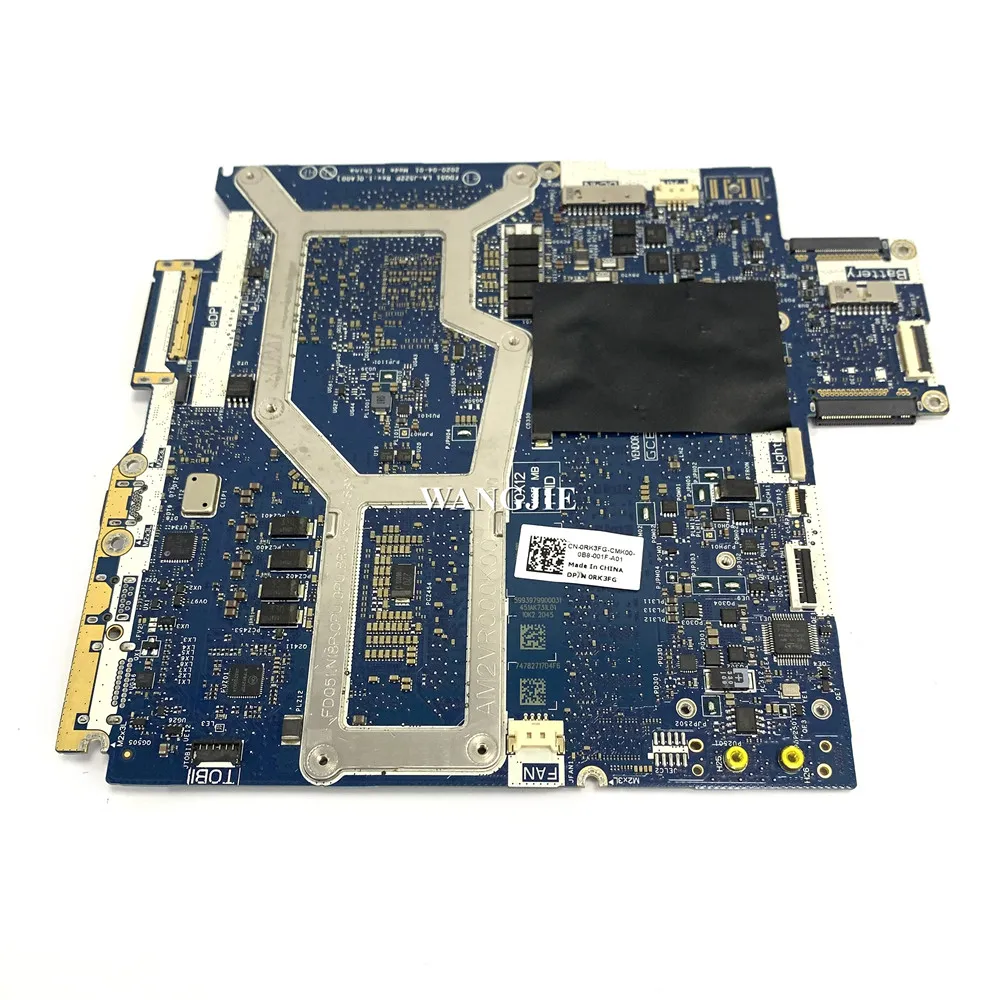 For DELL ALIENWARE M15 R3 Laptop Motherboard FDQ51 LA-J522P SRH84 I5-10300H GTX 1650 Ti 4GB CN-0RK3FG 0RK3FG 100% Working