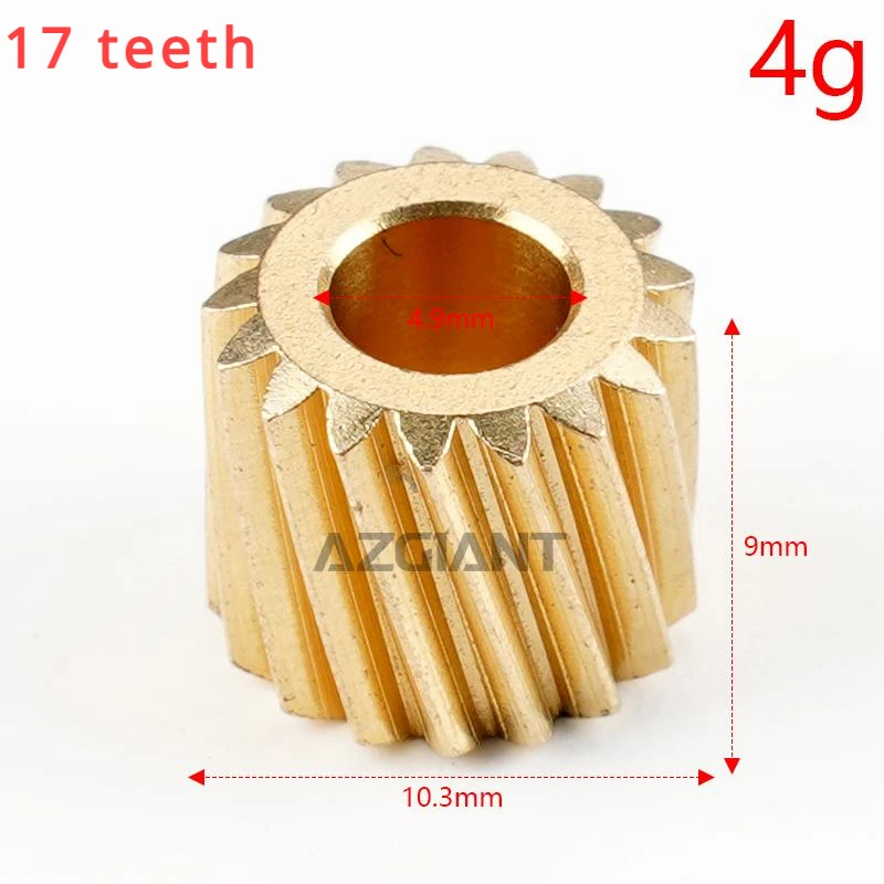 5-10pcs 17teeth diagonal gear for Parking Brake Actuator Handbrake Module Motor For Benz S-Class W221 2006-2013 S320 350 500 600