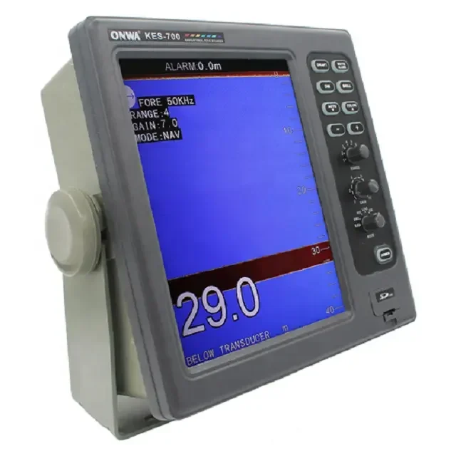KES-700 10.4 inch Navigational Echo Sounder / fish finder /depth sounder with Memory Storage and Recall of Depth data ONWA