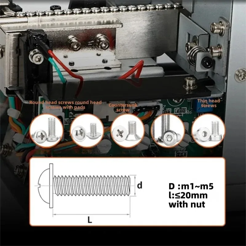 Automatic Screw Feeder Machine Digital Counter Desktop Vibrating Feeder for M1 M5 Screws Electronic Assembly