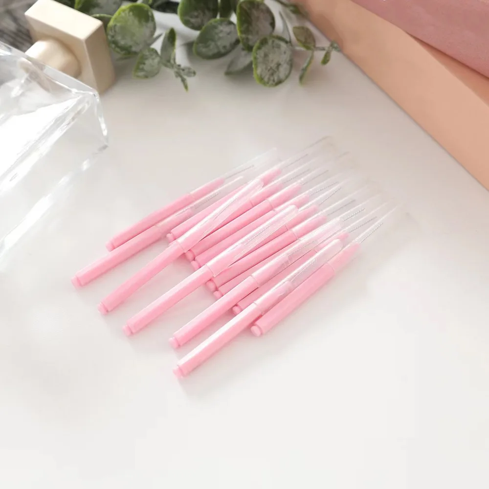 

30Pcs Disposable Braces Brush Bendable Effective Cleaning Between Teeth Brush Professional Gentle Interdental Brushes Outdoors