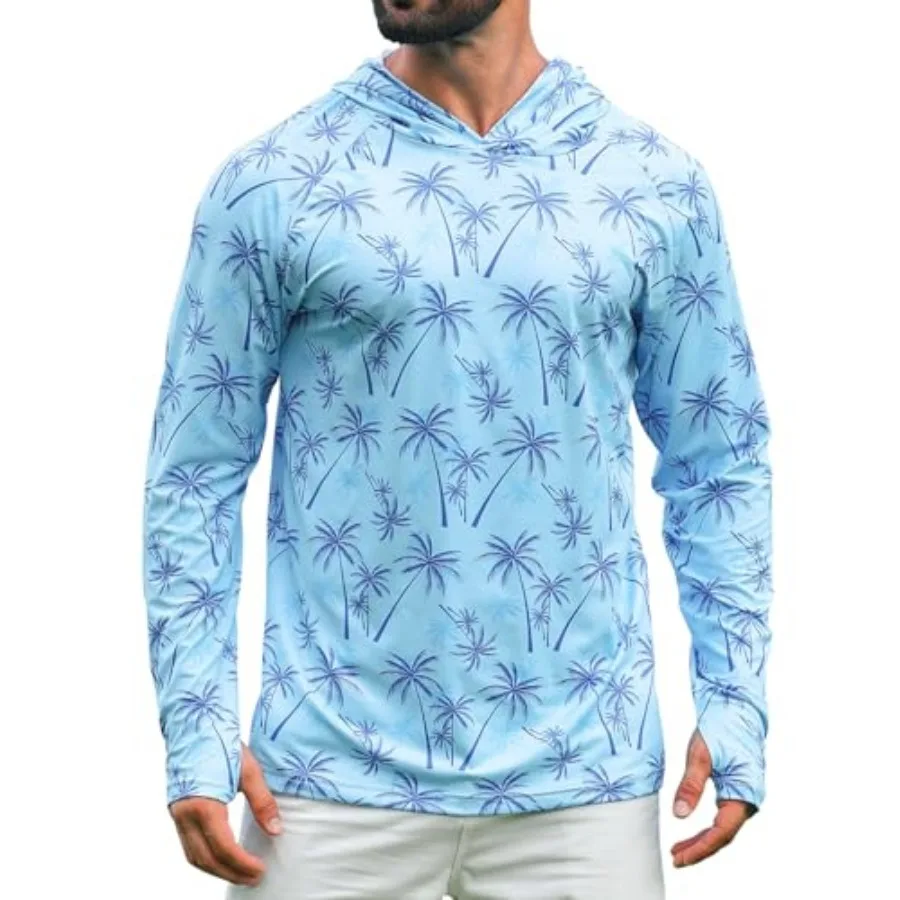 UPF 50 Plus Sun Protection Hoodie for Men