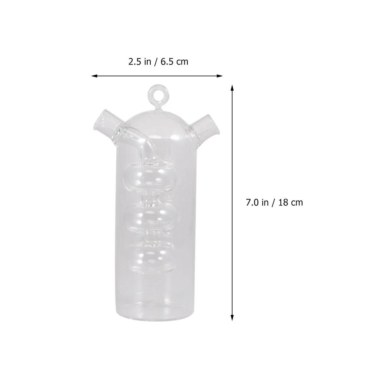 

2-in-1 Anti-spill Oil Pot Kitchen Dispenser Cooking BBQ Oil-water Bottles Double Usage Food Grade Glass Storage Sauce Vinegar