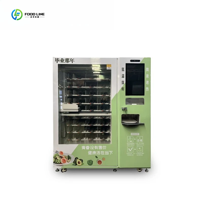 Vending Machine Heats Meals in A Flash Microwave-powered Warmth FL Customized Hot Vending Machine