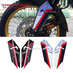 Motorcycle 3D Gel Resin Stickers Kit Guards Front Fender For HONDA XL750 TRANSALP DAL 2023