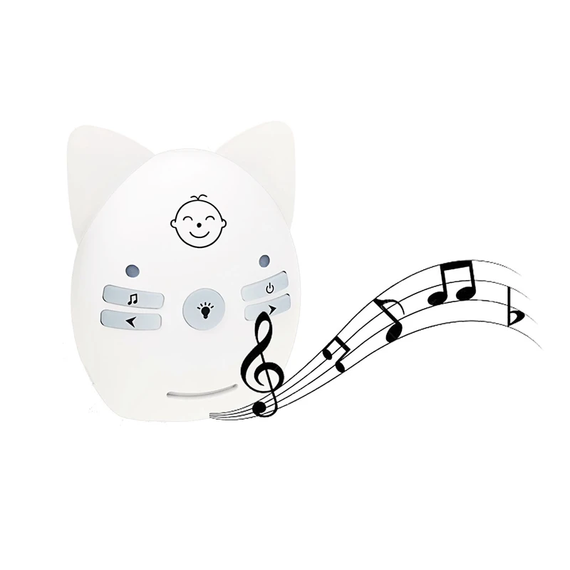 Wireless V30 Portable Babysitter 2.4Ghz Audio Baby Monitor Digital Voice Broadcast Double Talk Night Light EU Plug