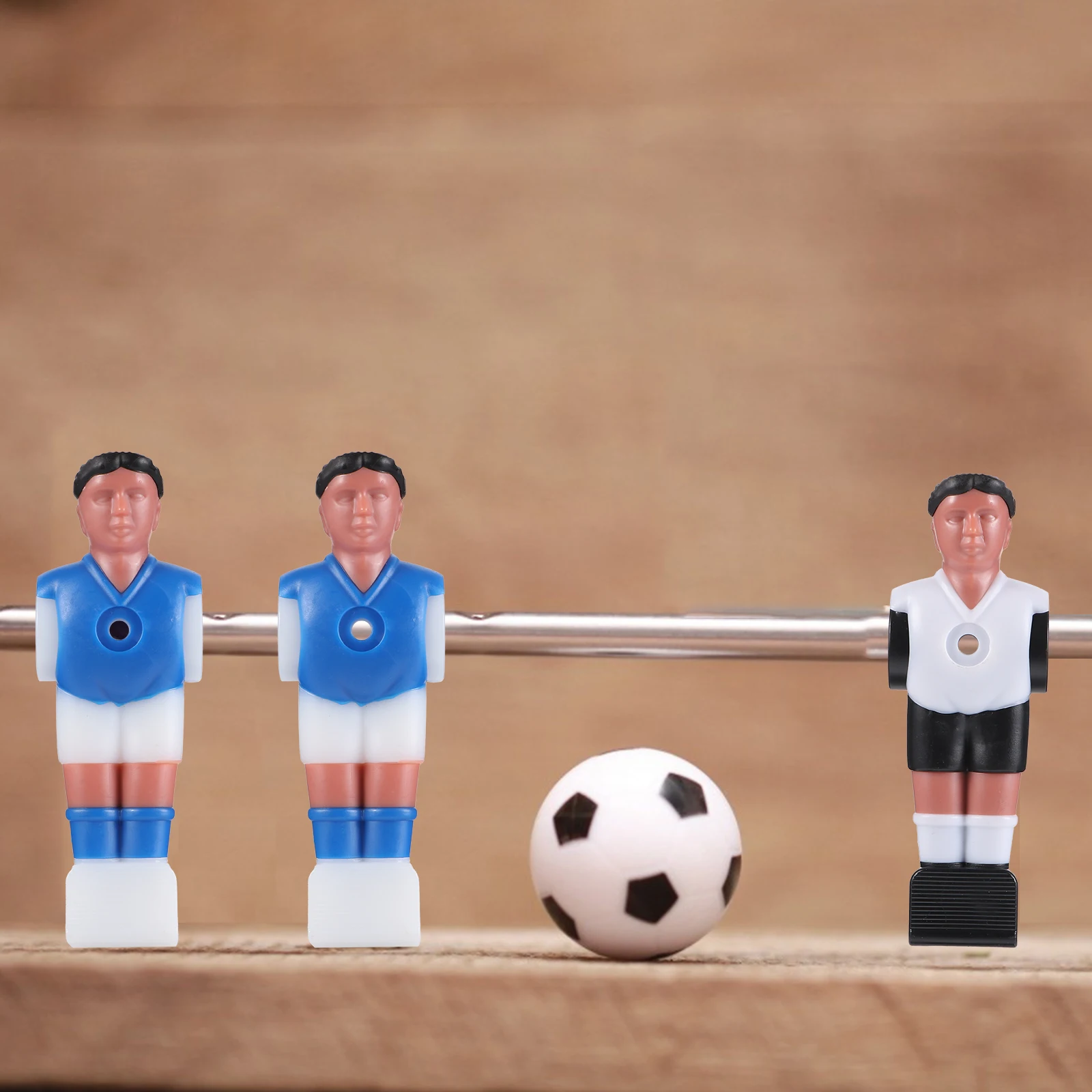 

10pcs Foosball Players Table Football Machine Accessory Soccer Dummy Plaything Durable Replacement for Indoor Game Fun