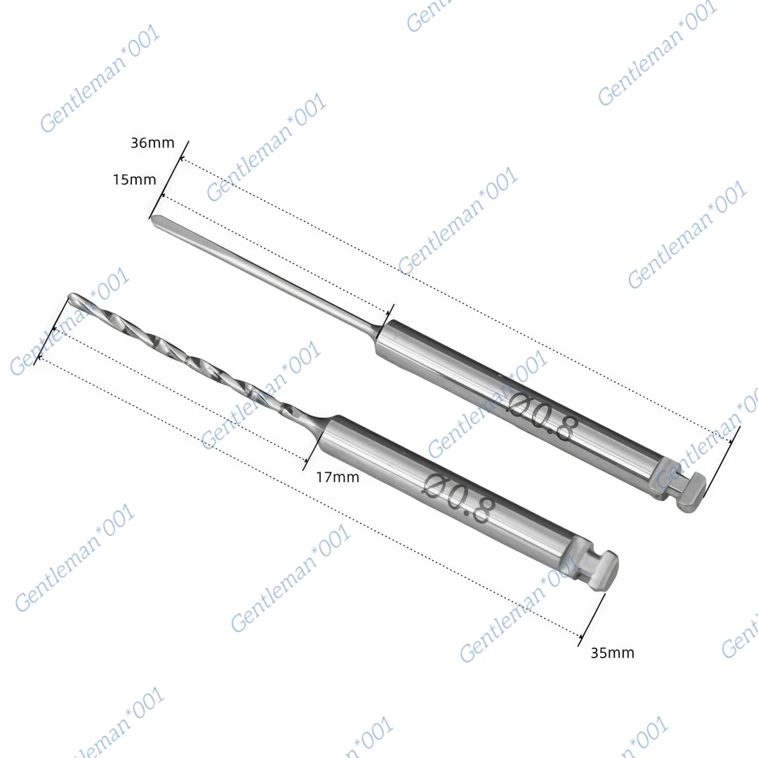 

0,8 Кортикальная дрель Стоматологическая пилотная дрель GBR Усовершенствованные дрели для дорожек Винты для палатки Мини-микровинт
