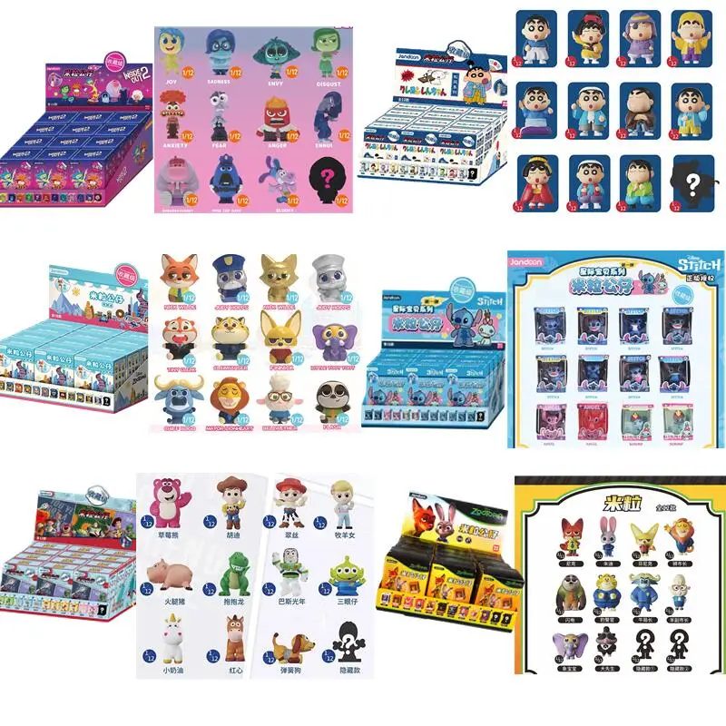 

Креативные фигурки персонажей аниме Крейон Шин-чан, куклы Винни, модели кукол в виде зерен риса, игрушки-сюрпризы в закрытых коробках, детские подарки