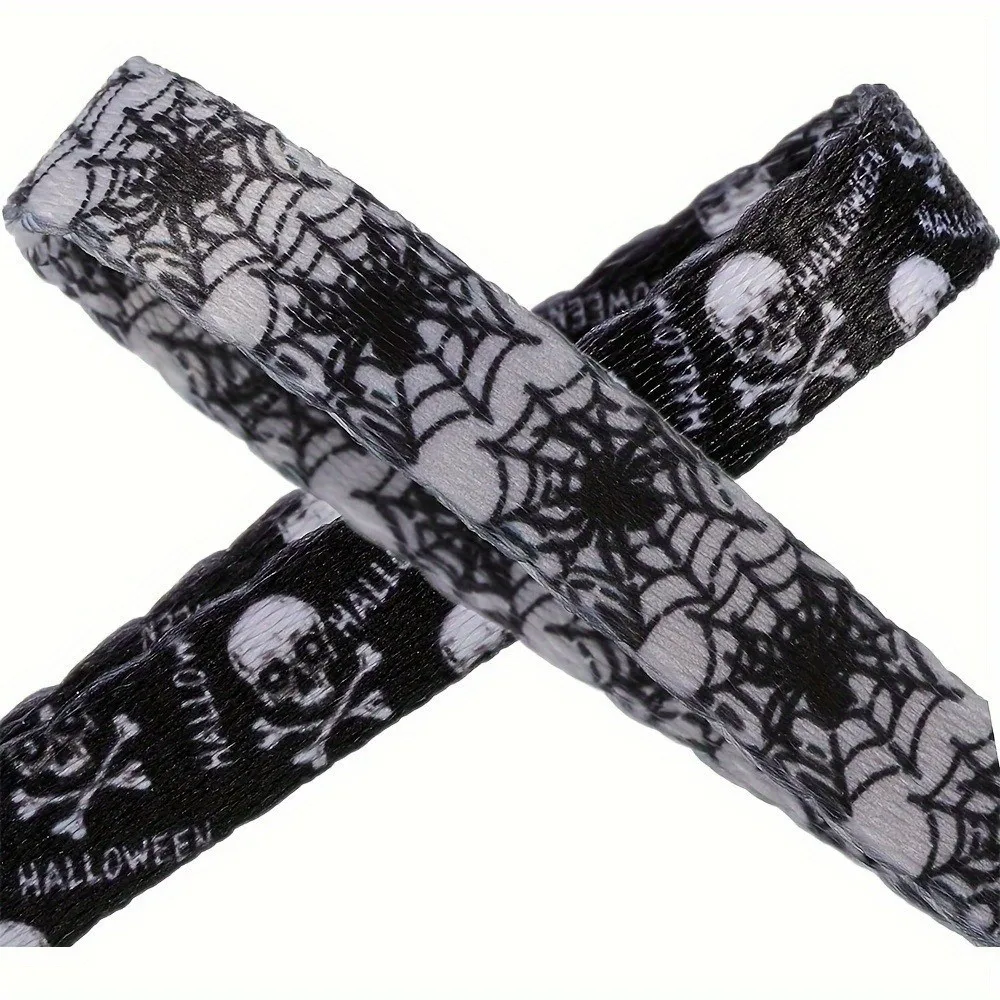Polyester Halloween Cat Collar Decorative Charm Adjustable Safety Buckle Pet Safety Buckle Collar Festive Design