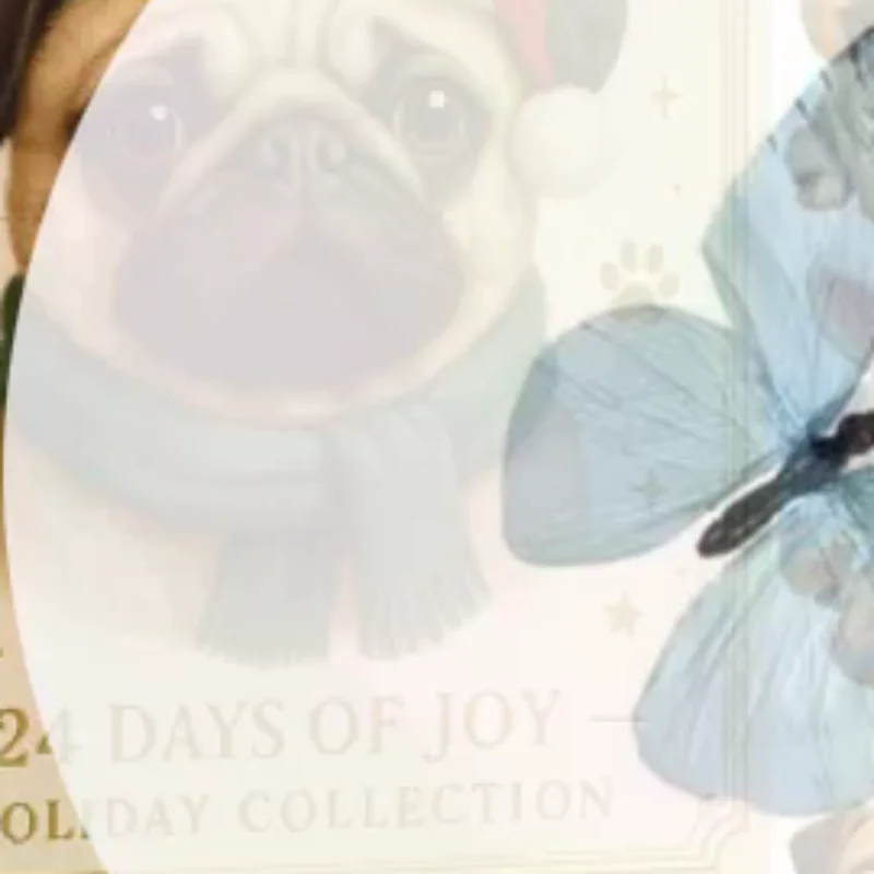 تقويم القدوم الصلصال 2025، تقويم قدوم عيد الميلاد لمدة 24 يومًا مع حلي معلقة على شكل كلب الصلصال اللطيفة، هدية العيد لمحبي الكلاب