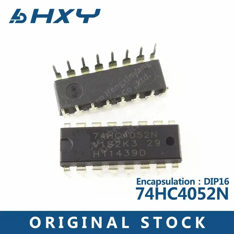 10PCS 74HC4052N DIP16 Double 4 option 1 analog switch IC chip